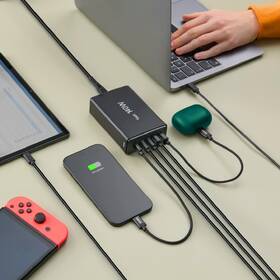 Nabíječka do sítě Hama GaN, 3x USB-C PD, 2x USB-A (1x QC), 140 W černý

 obrázek produktu 8 z 9
