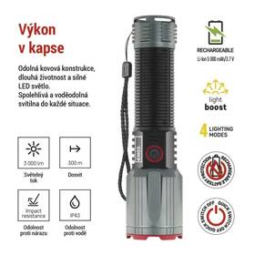 Svítilna EMOS LED NABÍJECÍ KOV. LARGE 3000LM, 5 000 mAh černá/kovová

 obrázek produktu 1 z 8