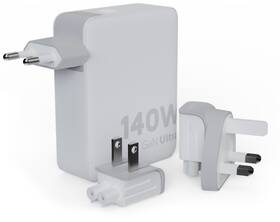 Cestovní adaptér Xtorm GaN Ultra Travel 140 W + USB-C kabel bílý

 obrázek produktu 2 z 12