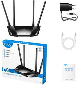 Router Cudy LT400_EU N300 Wi-Fi 4G/LTE černý

 obrázek produktu 7 z 7