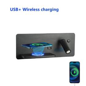 Bodové svítidlo IMMAX LED Be PREPARE 4v1 s Qi nabíjením, USB, varianta levá černé

 obrázek produktu 3 z 8