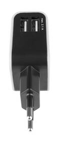 Nabíječka do sítě GoGEN ACH 200, 2x USB, 2,1A černá/bílá

 obrázek produktu 3 z 5