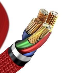 Kabel Baseus USB-C/Lightning, 18W, 1m červený

 obrázek produktu 4 z 6