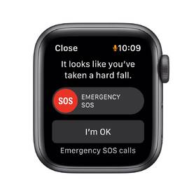Chytré hodinky Apple GPS, 40mm pouzdro z vesmírně šedého hliníku - temně inkoustový sportovní řemínek 

 obrázek produktu 4 z 5