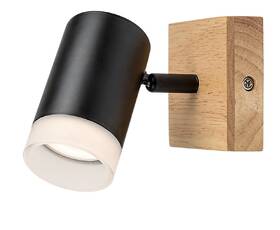 Bodové svítidlo Rabalux Toras 73121 černé/dřevo

 obrázek produktu 1 z 6