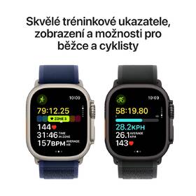 Chytré hodinky Apple GPS + Cellular 49mm pouzdro z černého titanu - tmavě zelený alpský tah - M 

 obrázek produktu 3 z 8