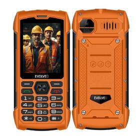 Mobilní telefon Evolveo StrongPhone H1 oranžová barva
