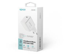 Nabíječka do sítě Epico UltraBoost Micro AVS GaN 70W bílý

 obrázek produktu 5 z 7