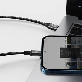 Kabel Baseus Rapid Series 3v1 USB-C (Micro USB/Lightning/USB-C) PD 20W 1,5m černý

 obrázek produktu 6 z 10