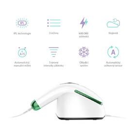 Epilátor TrueLife BELLE IPL E5 bílý/zelený

 obrázek produktu 1 z 12