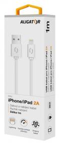 Kabel Aligator USB/Lightning, 1m bílý

 obrázek produktu 2 z 2