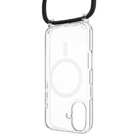 Kryt na mobil FIXED MagPure Neck s černou šňůrkou na krk na Apple iPhone 16 Plus průhledný

 obrázek produktu 1 z 1