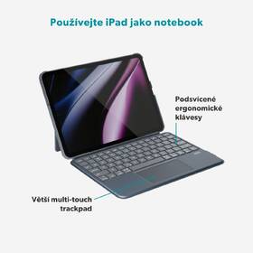Pouzdro na tablet s klávesnicí Epico UltraBoard na Apple iPad 10.9" (2022)/11" A16 - CZ šedé

 obrázek produktu 9 z 11