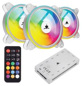 Ventilátor White Shark Nebula 2 White, ARGB, 120 mm, 3 ks bílý

 obrázek produktu 1 z 8