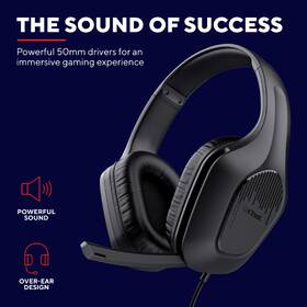 Headset Trust GXT 415 Zirox černý

 obrázek produktu 8 z 12