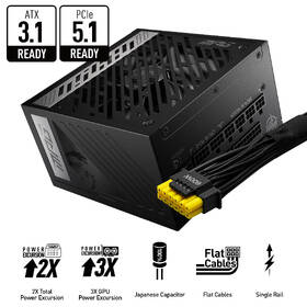 Zdroj MSI A850G PCIE5 

 obrázek produktu 14 z 14