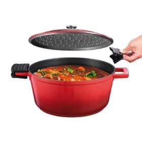 Kastrol s poklicí Tescoma 28 cm, 6,8 l červená

 obrázek produktu 2 z 4