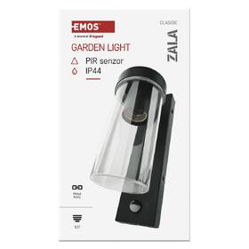 Nástěnné svítidlo EMOS Zala ZGC040P, zahradní, E27, IP44, MAX 15W, PIR antracitové

 obrázek produktu 3 z 10