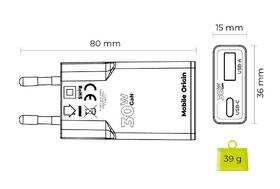 Nabíječka do sítě Mobile Origin Slim 1x USB-A/1x USB-C GaN 30W bílá

 obrázek produktu 7 z 8
