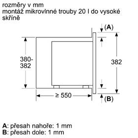 Mikrovlnná trouba Bosch BFL623MS3 nerez
