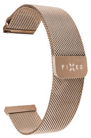 Řemínek FIXED Mesh Strap s šířkou 22mm na smartwatch růžový/zlatý

 obrázek produktu 3 z 4