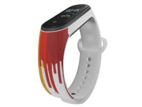 Řemínek Mi-Band na Xiaomi Mi Band 3/4 - motiv Barvy podzimu, bílý 

 obrázek produktu 2 z 3