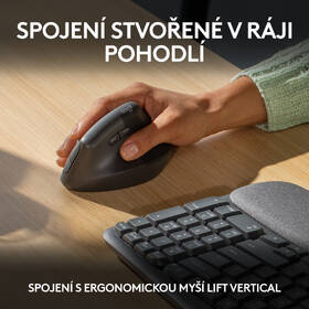 Klávesnice Logitech Wave Keys, CZ/SK layout grafitová

 obrázek produktu 9 z 13