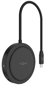 USB Hub FIXED MagHUB, 7-portový, s bezdrátovým nabíjením černý

 obrázek produktu 1 z 9