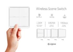 Vypínač iQtech Smartlife SC04 Přepínač scén 4x, Zigbee 3.0 

 obrázek produktu 3 z 4