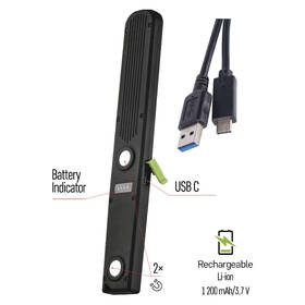 Svítilna EMOS SMD LED + LED, 700 lm, 1200 mAh 

 obrázek produktu 8 z 13