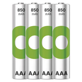 Baterie nabíjecí GP ReCyko 850 AAA (HR03), 4 ks 

 obrázek produktu 1 z 2