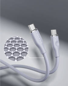 Kabel Voltme Powerlink Moss Series USB-C/USB-C, CTC 5A/100W 1,8m šedý

 obrázek produktu 1 z 1