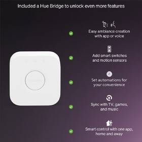 Startovací sada Philips Essential Bluetooth, 8 W, E27, White and Color Ambiance (3 ks) + Bridge kit 

 obrázek produktu 7 z 9