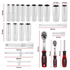 Sada gola klíčů Einhell E-Case (92 ks) 49370514 

 obrázek produktu 4 z 6