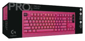 Klávesnice Logitech PRO X2 RAPID, US INT'L růžová

 obrázek produktu 4 z 14