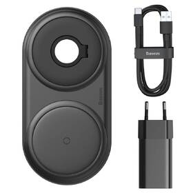 Bezdrátová nabíječka Baseus Planet 2v1 + USB adaptér a USB-C kabel 1m černá

 obrázek produktu 5 z 9