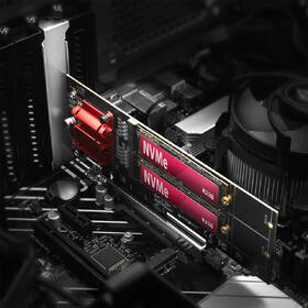 Řadič Axagon PCEM2-ND - 2x M.2 NVMe M-key slot 

 obrázek produktu 5 z 6