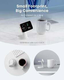 Bezdrátová nabíječka Anker MagGo 3v1 Dock Stand 15W bílá

 obrázek produktu 4 z 7
