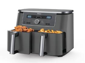 Fritéza horkovzdušná Ninja DZ400EU Foodi Pro Dual Zone 6v1 9,5 l šedá

 obrázek produktu 9 z 18