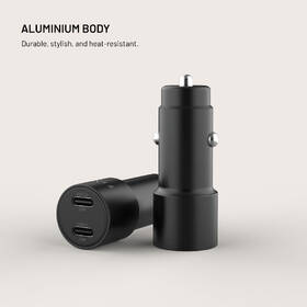 Adaptér do auta FIXED 2xUSB-C, PD 3.0, 65 W černý

 obrázek produktu 5 z 9