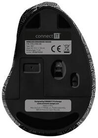 Myš Connect IT Doodle, vertikální, ergonomická černá

 obrázek produktu 5 z 9