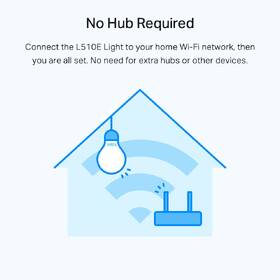 Chytrá žárovka TP-Link Tapo L510E Smart, 8,7 W, E27, teplá bílá 

 obrázek produktu 5 z 7