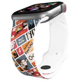 Řemínek Harry Potter na Apple Watch 42/44/45/49 mm - motiv charms, bílý 

 obrázek produktu 2 z 3