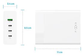 Nabíječka do sítě FIXED Charging Station 3xUSB-C/ 1xUSB-A, GaN, PD 3.0, 200 W bílá

 obrázek produktu 11 z 12