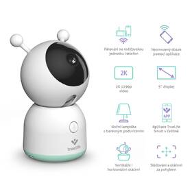 Dětská elektronická chůva TrueLife NannyCam R7 Dual Smart bílá/zelená

 obrázek produktu 4 z 14