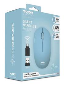 Myš PORT CONNECT Wireless COLLECTION tyrkysová

 obrázek produktu 6 z 6