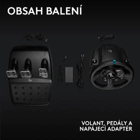 Volant Logitech G923 Racing Wheel and Pedals pro PS5, PS4 a PC 
