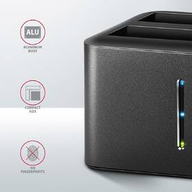 Dokovací stanice Axagon Mini dock Dual 2.5" SSD/HDD stříbrná

 obrázek produktu 5 z 8