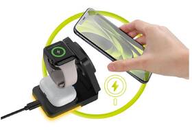 Bezdrátová nabíječka Mobile Origin 3in1 Foldable Charging Stand with light, PW28 černá

 obrázek produktu 12 z 19