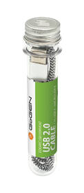 Kabel GoGEN USB / micro USB, 1m, opletený, zkumavka stříbrný

 obrázek produktu 1 z 1